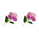 thumbnail image 2 of Matsuzay Impresionantes flores de imitación rosas chapadas en oro para un encanto duradero plantas artificiales flores de plástico degradado Degradado 2piezas, 2 of 6