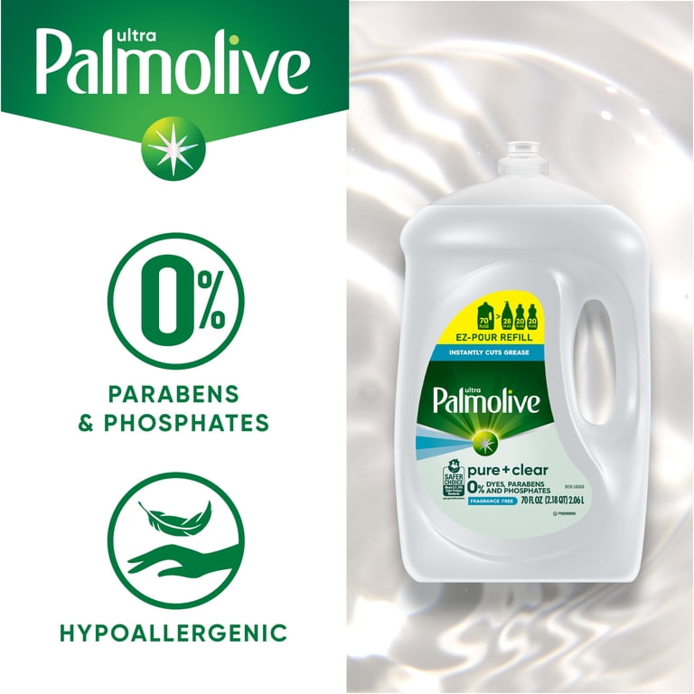 Hypoallergenic Fragrance-Free Liquid Dish Soap Refill photo 5