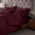 thumbnail image 2 of Superior 400 Thread Count Egyptian Cotton Duvet Cover Set, Twin, Plum, 2 of 4