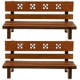 thumbnail image 1 of Shisuyan 2 Pcs Bancs de Jardin Miniatures Banc de Micro-Jardin Mini Banc de Parc pour Maison de Poupée, 1 of 9