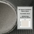thumbnail image 3 of Gray Polyester Mesh Fabric Spacer Fabric for Automotive & Household Seat Cover, 3 of 5
