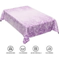 thumbnail image 6 of 60x84inches Ombre Light Purple Tablecloth Dripping Glitter Printed Lavender Rectangle Table Cover Reusable Decorative Shiny Tablecloths for Wedding Birthday Banquet Dinner Party Supplies, 6 of 7