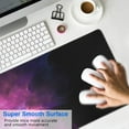 thumbnail image 2 of Non-Slip, Large Desk Mouse Pad with Stitched Edges - Vibrant Galaxy Design (31.5x11.8in): Enhances Keyboard & Gaming Experience, 2 of 7