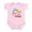 Petal Pink, variant on CafePress - Vegas Infant Bodysuit - Baby Light Bodysuit, Size Newborn - 24 Months
