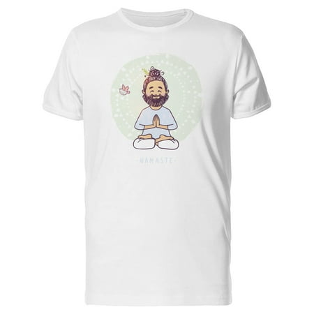 Namaste Short Beard Guy Tee Men's -Image by