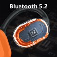 thumbnail image 4 of Giunmcul up to 50% Off Open Ear Headphones 2023 Version, Conduction Headphones Bluetooth 5.3 Accuse Control Wireless Earbuds, Dual 16.2mm Drivers Bass, 4 of 5