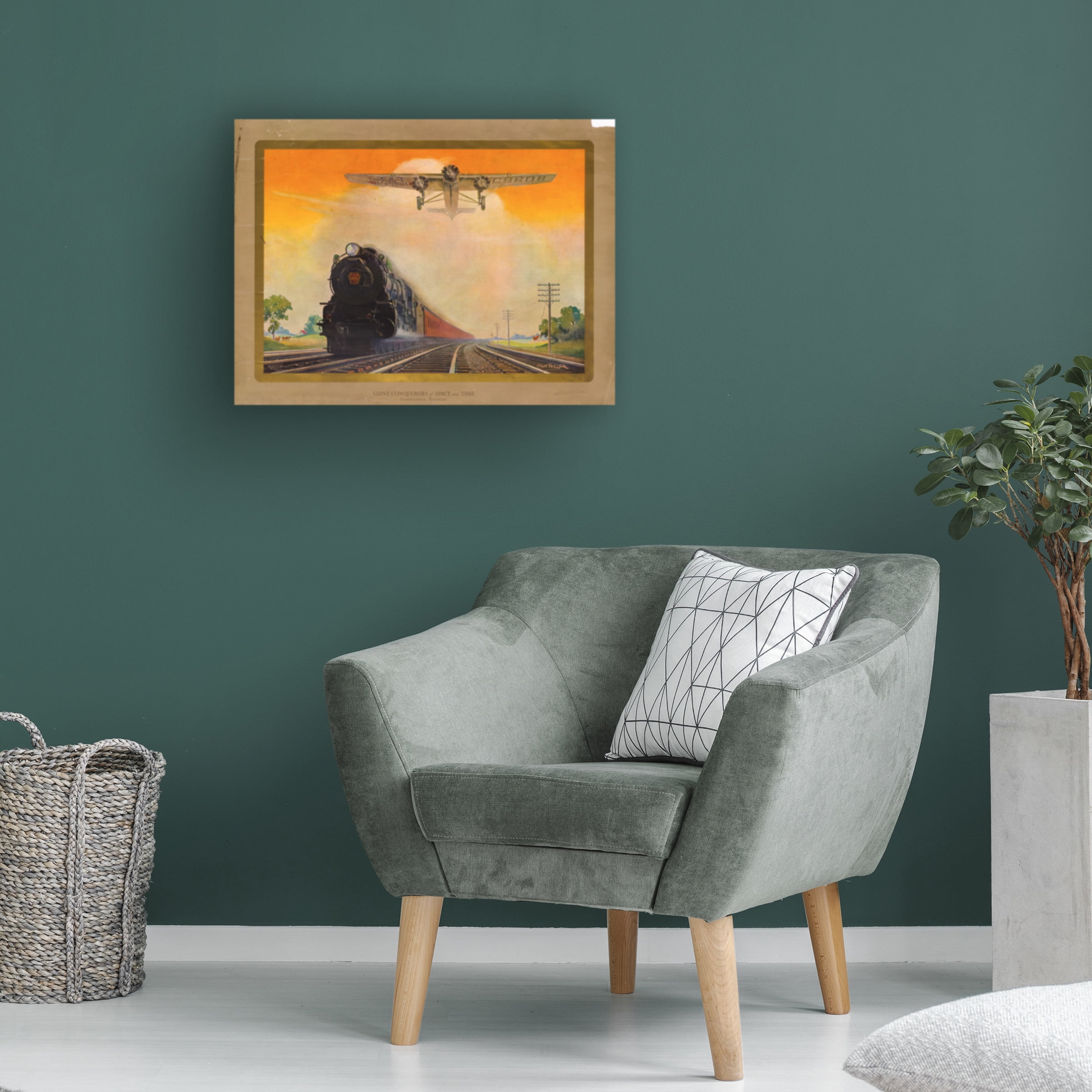 Print Collection 'Pennsylvania Railroad' Canvas Art