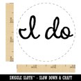 thumbnail image 2 of I Do Wedding Fun Text Rubber Stamp for Scrapbooking Crafting Stamping - Small 3/4 Inch, 2 of 7