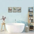 thumbnail image 5 of Black and white bicycle inspirational Canvas Wall Art for Living Room Bedroom Decoration,Bathroom Wall Decor 3 Piece Home Decoration Watercolor painting office decor Wall Painting mural Artwork, 5 of 6