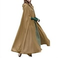 thumbnail image 6 of ZANZEA Women Full Sleeve Hoodies Cloak Cape Party Long Coat, 6 of 6