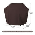 thumbnail image 2 of COVERS&ALL BBQ Grill Cover, 18 Oz Heavy Duty Waterproof UV & Weather Resistant, Outdoor Cover with Air Vents & Drawstrings (58” Inches, Coffee), 2 of 7
