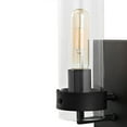 thumbnail image 2 of JONATHAN Y Harper 4.5" 1-Light Modern Farmhouse Iron/Glass LED Sconce, Oil Rubbed Bronze/Clear (Set of 2), 2 of 8