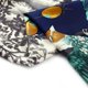 thumbnail image 4 of femme Imprim Oiseaux Et Fleurs De La Jungle Color Echarpe Lger Elgant Coupe Manuel Meilleur Cadeau Pour Votre Lady, 4 of 5