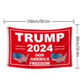 thumbnail image 3 of 2 Pack TrumpFlag 3x5 Feet DonaldTrump For President Outdoor Flags Signs, 3 of 5