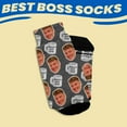 thumbnail image 4 of Personalized Boss Day Socks with Faces, 4 of 6
