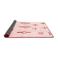 thumbnail image 2 of Ahgly Company Indoor Square Solid Red Modern Area Rugs, 8' Square, 2 of 4