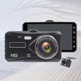 thumbnail image 1 of Cámara De Tablero Cámara de vídeo automática de 4 pulgadas con interconexión de la aplicación DVR para coche de doble lente con sensor G Tmvgtek Accesorios para autos y motos, 1 of 9
