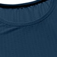 thumbnail image 4 of Bpyeka Big & Tall Men's Crew Neck Quick Dry Tank Tops, Ice Silk Stretch Sleeveless Shirts, Breathable Athletic Vests for Workout & Daily Wear, 3XL-5XL, Dark Blue, 4 of 9