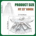 thumbnail image 3 of All Season Holiday Porch Goose Outfit Set, Lawn Patio Yard Goose Clothes for Valentine Easter St. Patrick Summer Fall Christmas, 3 of 6