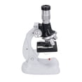 thumbnail image 1 of Educational Microscope, Kids Microscope Kit 100X 600X 1200X Battery Powered 3 Objective Lenses  for Experiment Teaching, 1 of 8