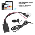 thumbnail image 1 of Car AUX Adaptor, Clear Sound Rustproof Car  Audio Cable Compact Wear Resistant with Microphone for Auto, 1 of 7