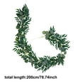 thumbnail image 3 of Leatfisat Eucalyptus Leaf Garland, Trendy Home Decor, Elegant Garland With Eucalyptus Leaves,Decorative Garland, 3 of 7