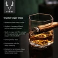 thumbnail image 3 of Viski Crystal Cigar Glass, Whiskey Glass, Gifts for Men, 13oz Set of 1, 3 of 7
