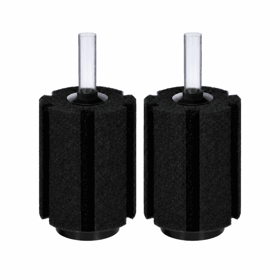 Brencavio 2 Pack Aquarium Sponge Filter, Bio Sponge Filter for Breeding Fry Betta Shrimp Nano Fish Tank, Large for up to 60 Gallon Tanks