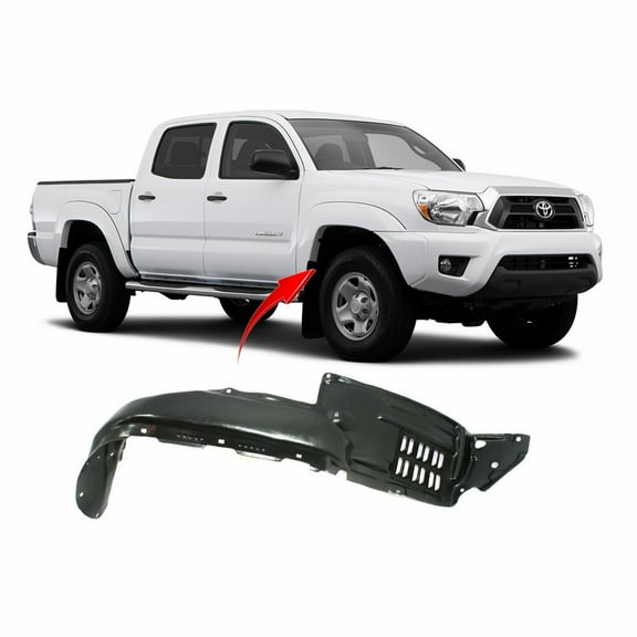 DCP Front Right Passenger Side Fender Liner For 2012-2015 Toyota Tacoma TO1249176