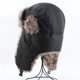 thumbnail image 3 of Gorra de trampero Fdelink, gorro de invierno para hombre, impermeable, resistente al viento, para esquí, con orejeras frías, gorra de béisbol negra, 3 of 8