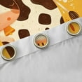 thumbnail image 4 of Homewish Cute Animal Cow Curtains Pack of 2 (42x84 Each) for Kids Teens,Kawaii Floral Daisy Curtains Blackout,Cartoon Flowers Bedroom Curtains,Luxury Bedroom Decor, 4 of 6