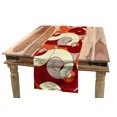 thumbnail image 1 of Geometric Table Runner, Abstract Colorful Spirals Lines Hypnotic Vortex Ornamental Design Tribal Pattern, Dining Room Kitchen Rectangular Runner, 3 Sizes, by Ambesonne, 1 of 2