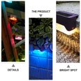 thumbnail image 3 of HOOWIFFY 1 Set Party Decoration Solar Wall Lamp Solar Yard Lights Brown Lighting Simple Design for Fence, 3 of 8