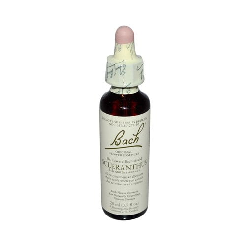 Bach Original Flower Remedies, Scleranthus for Decisiveness and Certainty, 20mL Dropper