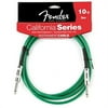 Fender FENDER-0990510057-NM 20 ft. California Series Instrument Cable for Electric Guitar, Surf Green