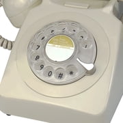 Corded Telephone Retro Rotary Dial Phone, Old Fashion Decorated Antique Telephone Wired Landline Telephones for Home Office School Hotel Decor …