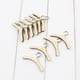 thumbnail image 3 of 10 Uds. Colgador de Ropa con Gancho/6 Conjuntos de Muñecas Articuladas BB, 3 of 7