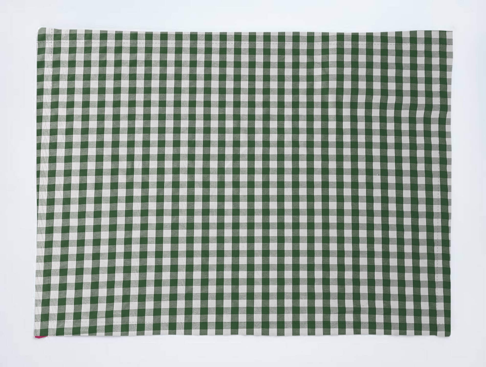 Very Small Gingham 1/8th Inch Checkered Cotton Dinner Table Placemats Holiday Home Decoration 13" x 19" (Pack of 4)