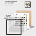 thumbnail image 3 of Sentmoon Photo Frame Picture Frame DIY Photo Frame Empty Frame Internet Souvenir Gift for Friend Group Photo Gift for Anniversary, Birthday, Christmas, 3 of 9