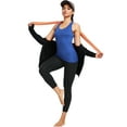 thumbnail image 4 of NELEUS Womens Plus Size Compression Base Layer Dry Fit Tank Top 3 Pack,Black+Blue+White,US Size 2XL, 4 of 12