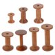thumbnail image 1 of 7 carretes de hilo de madera vacíos para manualidades, portacarretes de madera, husillos de madera para costura y bordado., 1 of 8