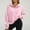 Pink, variant on Oplxuo Womens Half Zipper Hoodies Oversized Sweatshirt Casual Solid Long Sleeve Pullover Tops Fall Jackets with Thumb Hole