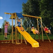 Eaz-E-Climber Wood Swing Set