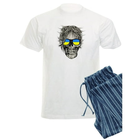 

CafePress - Cool Ukraine Flag Ukrainian Pride Native H Pajamas - Men s Light Pajamas