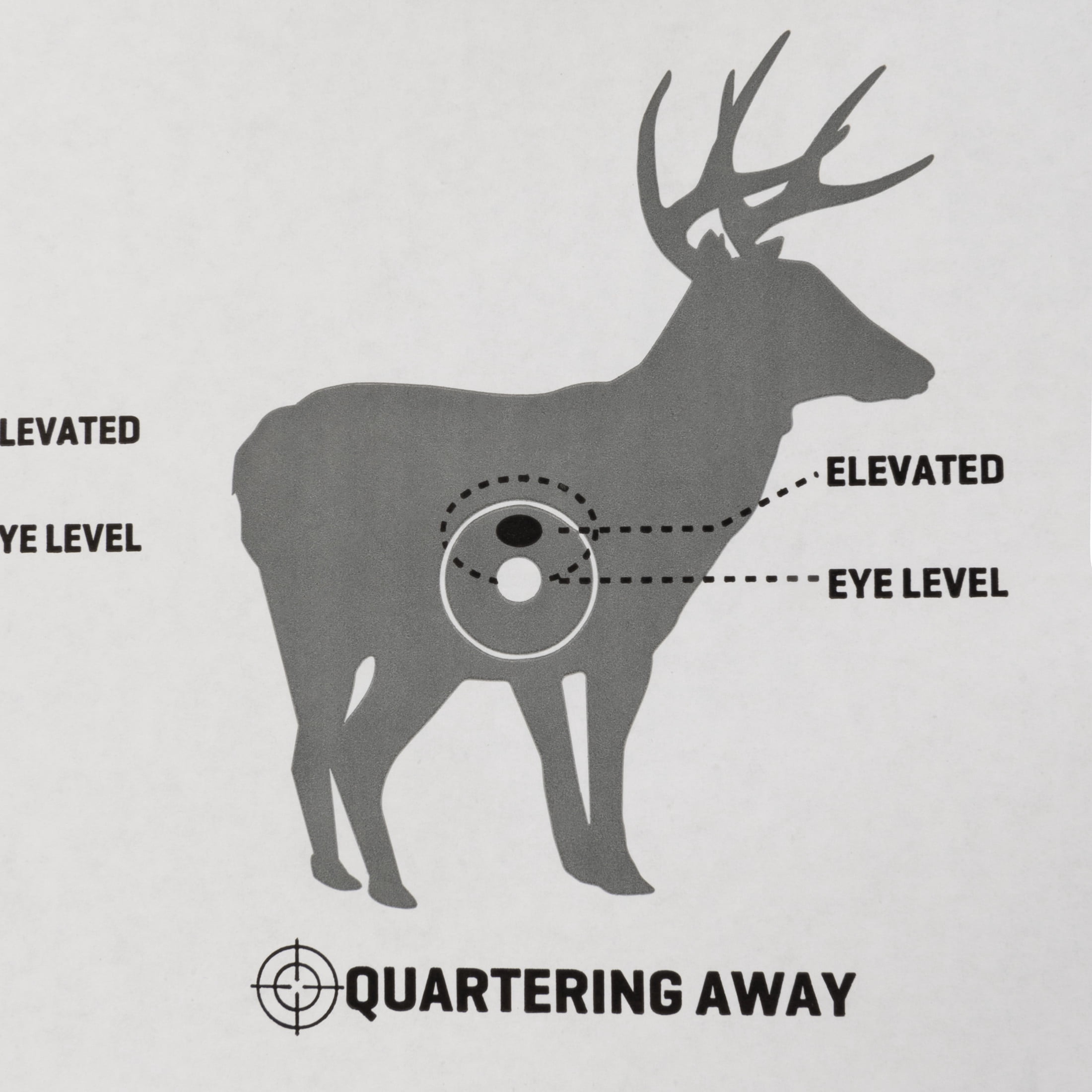 Ez Aim Deer Vitals Corrugated Target, 23 X 35