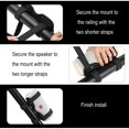 thumbnail image 4 of TXEsign - Soporte de altavoz port&aacute;til para bicicleta/carrito de golf/baranda de barco, correa ajustable para soporte de altavoz de bicicleta JBL Charge 5/Charge 6/Flip 5/Flip 6/Flip 7/Beats, 4 of 8