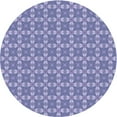 thumbnail image 1 of Ahgly Company Tapis Rond Lavable en Machine Intérieur Transitionnel Bleu Ardoise, 3 Pieds Rond, 1 of 7
