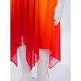 thumbnail image 7 of YiZYiF Girls Lyrical Praise Dance Dress Sparky Sequins Sleeveless Liturgical Worship Tunic Overlay Red 10, 7 of 7