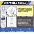 thumbnail image 2 of Filtro de agua MMFILTER W10295370 A compatible con refrigeradores, 2 of 8