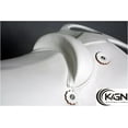 thumbnail image 3 of KGN Leather Barrel Racing Horse Saddle, White, 3 of 4